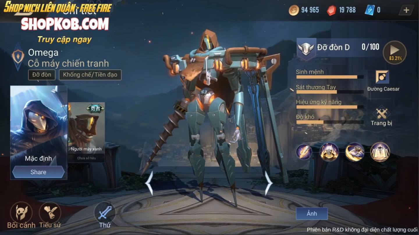 RoVที่รัก - Omega รีเวิร์คใหม่ อื้อหือ..🥺 เครดิต : King Of... | Facebook