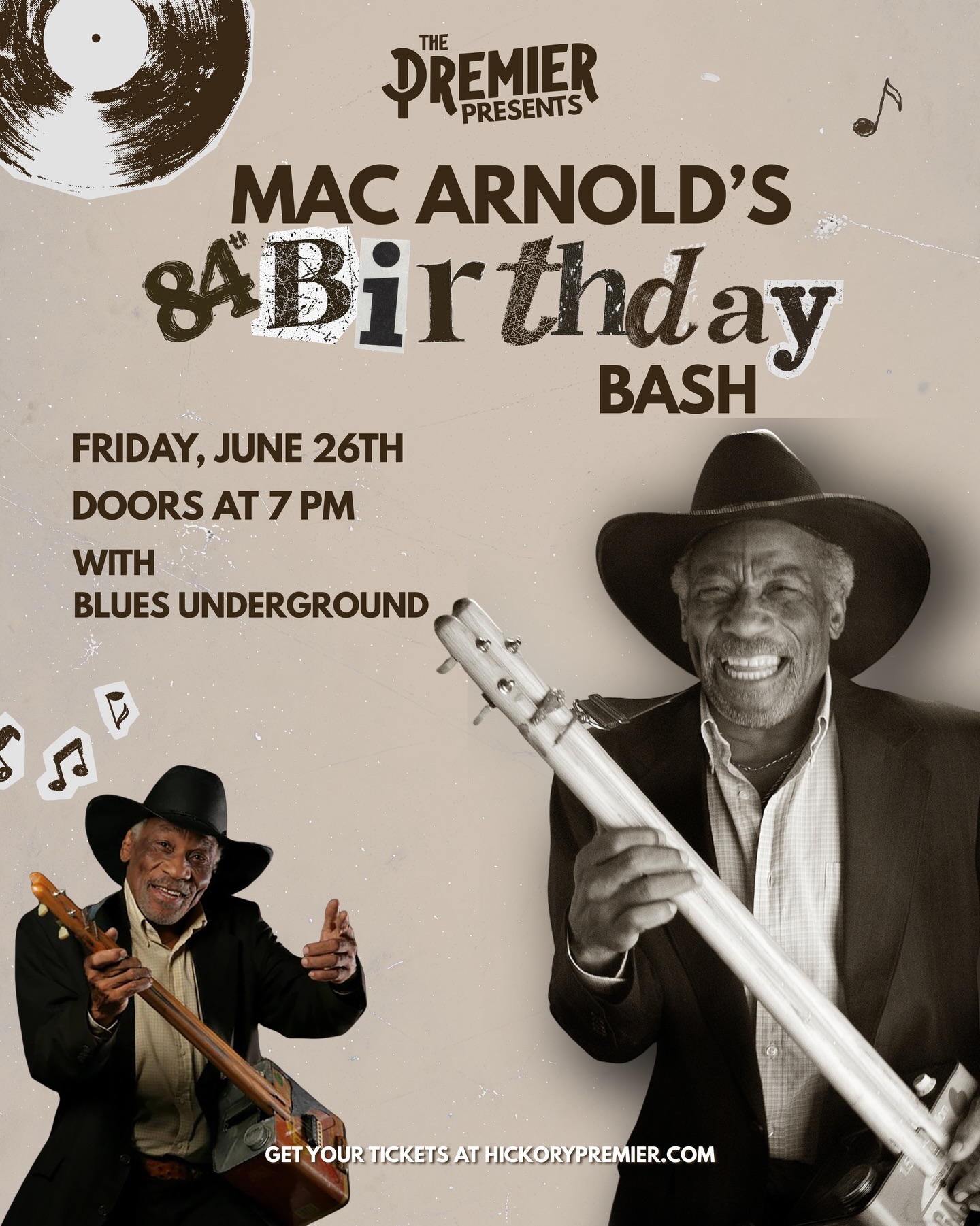 Celebrate a living legend of the blues at Mac Arnold