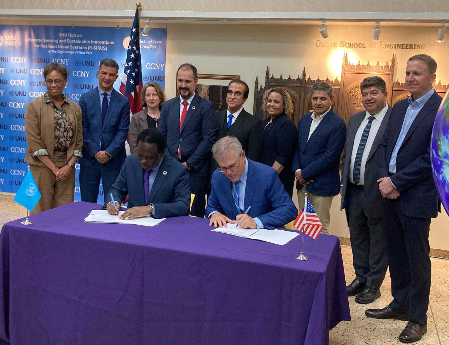 CCNY and the United Nations University (UNU) today announced the 