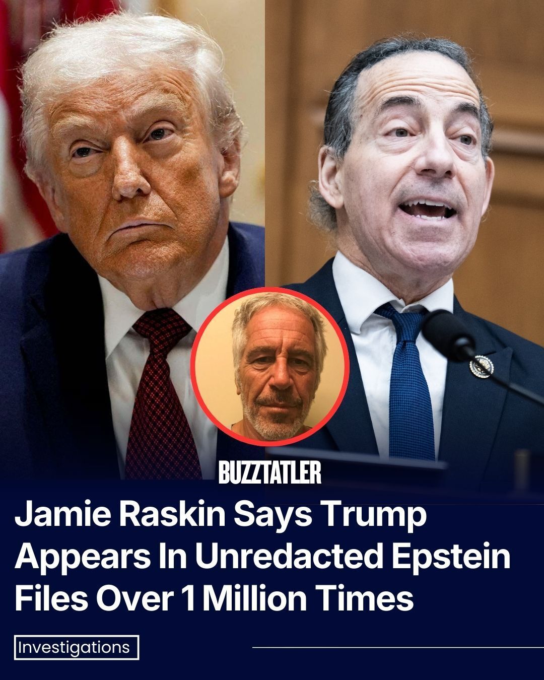 Buzztatler - Rep. Jamie Raskin says Donald Trump appears in the ...