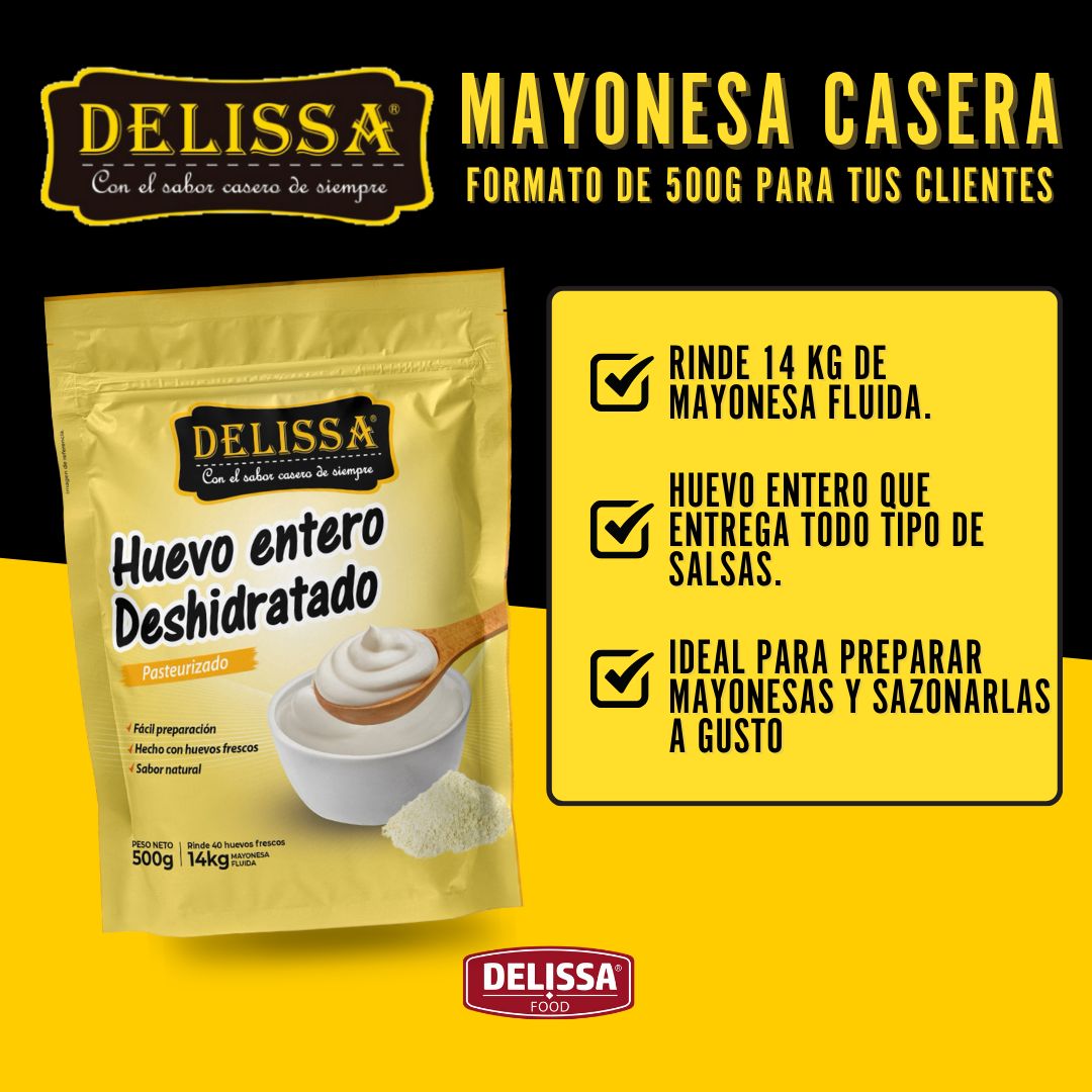 Delissa - ¡Descubre la conveniencia y versatilidad del Huevo en Polvo ...