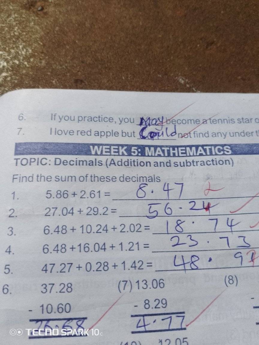 What are the correct answers to mathematics question 1 and basic