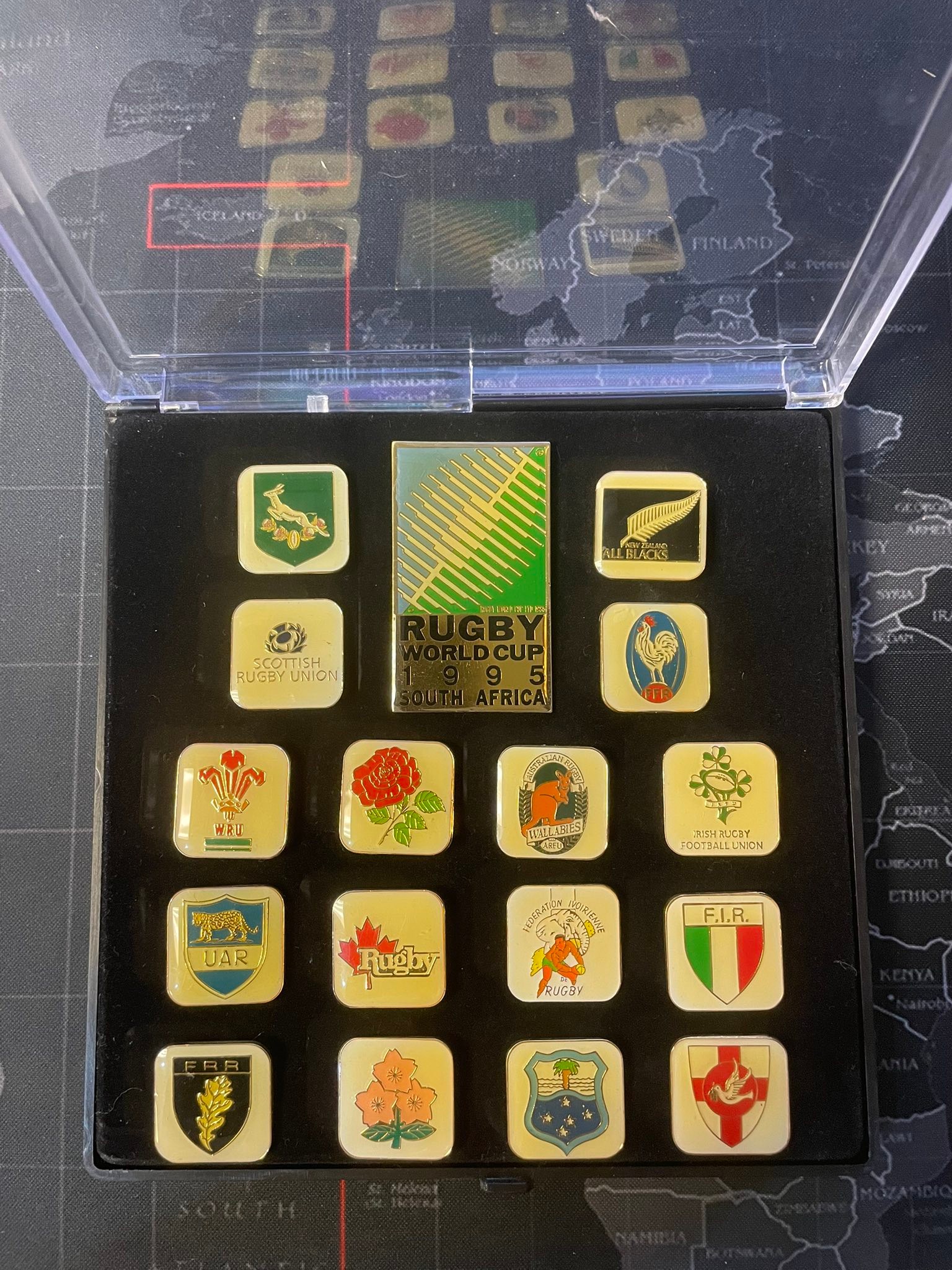 RARE Springbok Rugby World Cup Champions 1995 & 2007 – FULL SQUAD