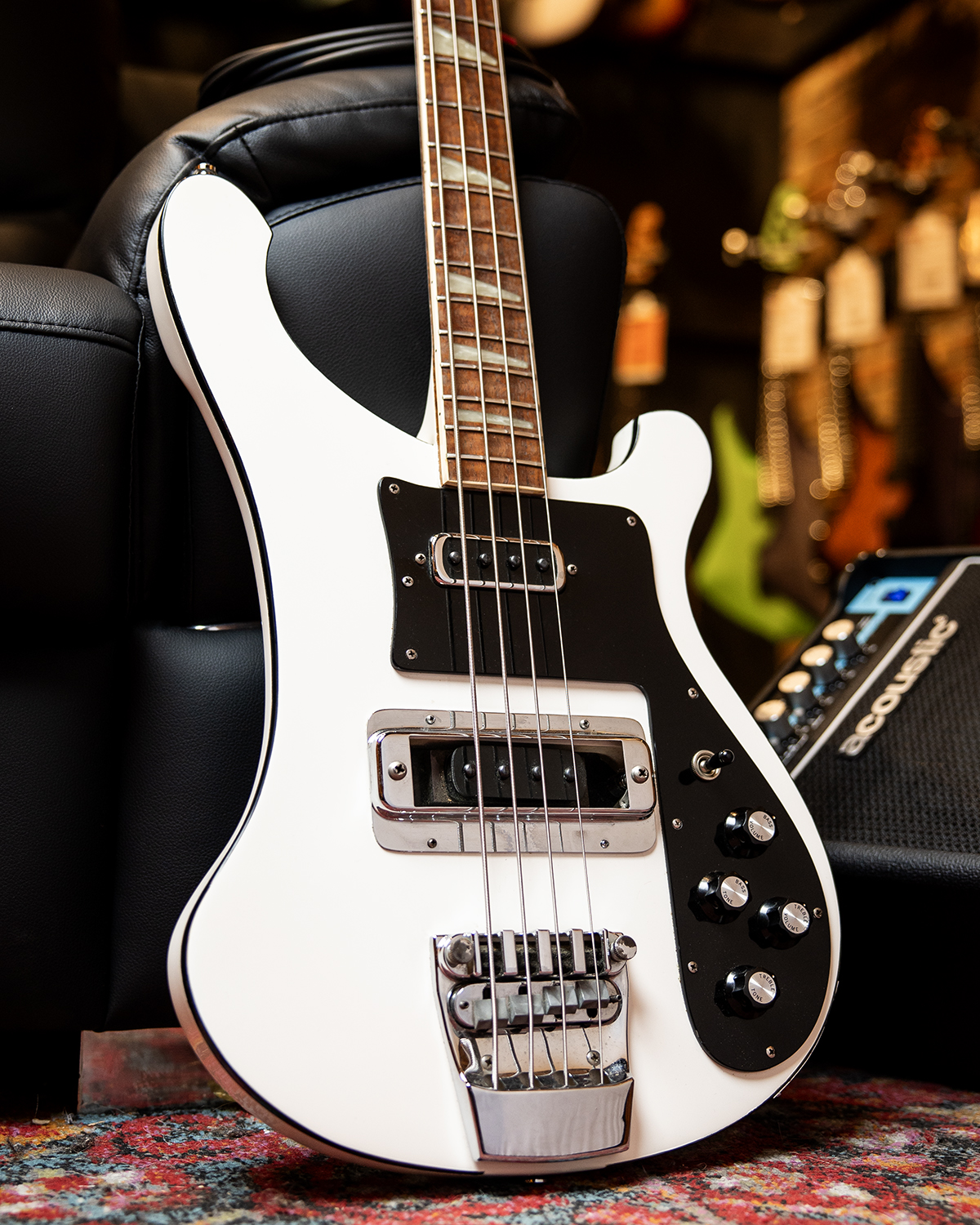 Twice as nice. This 1979 Rickenbacker 4001 Bass features their