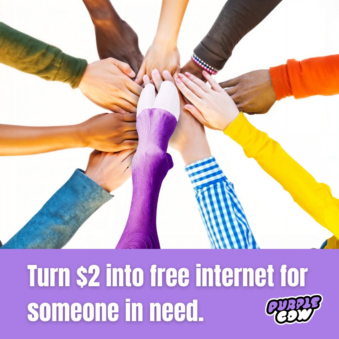The Neighbor in Need program is off... - Purple Cow Internet | Facebook