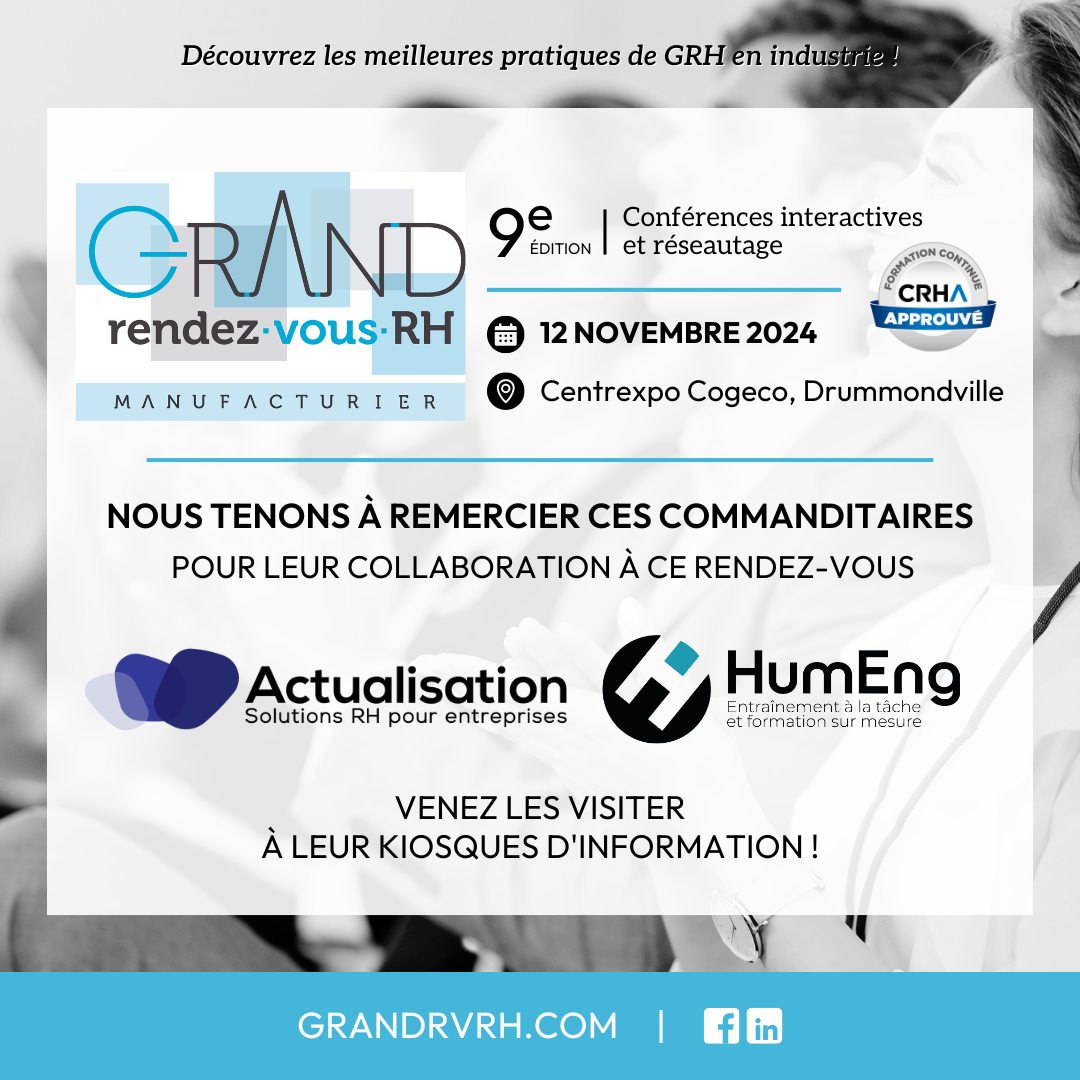Grand - Le Grand Rendez-vous RH, ce ne sont pas seulement des ...