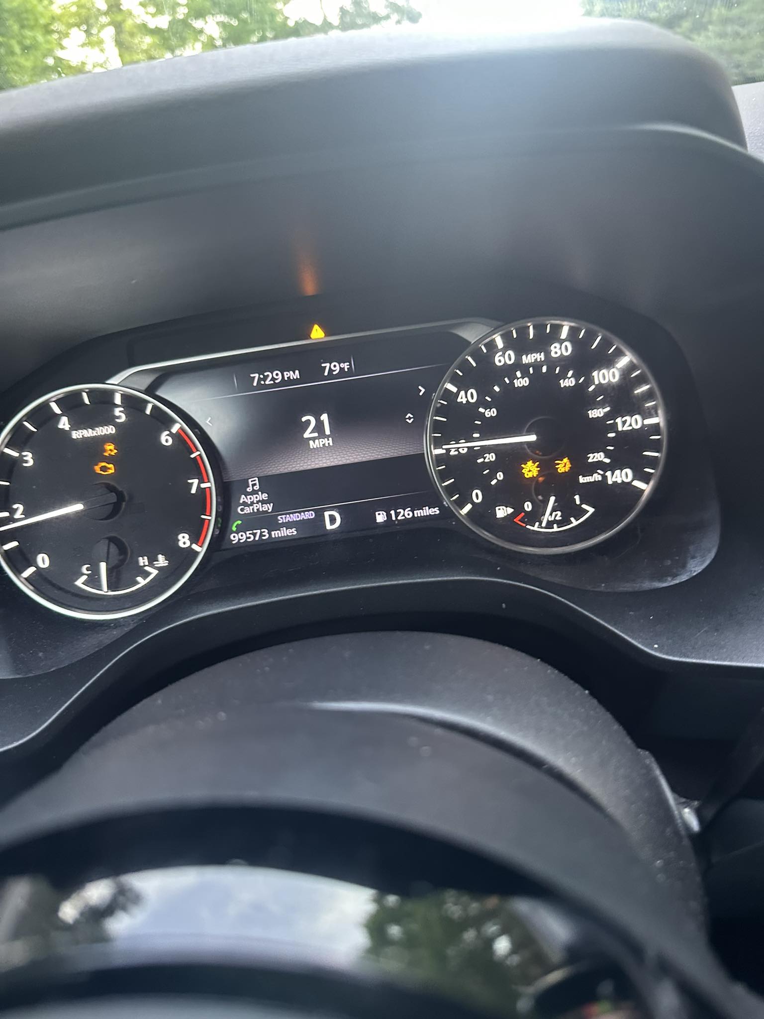 What causes intermittent dashboard lights in Nissan Rogue
