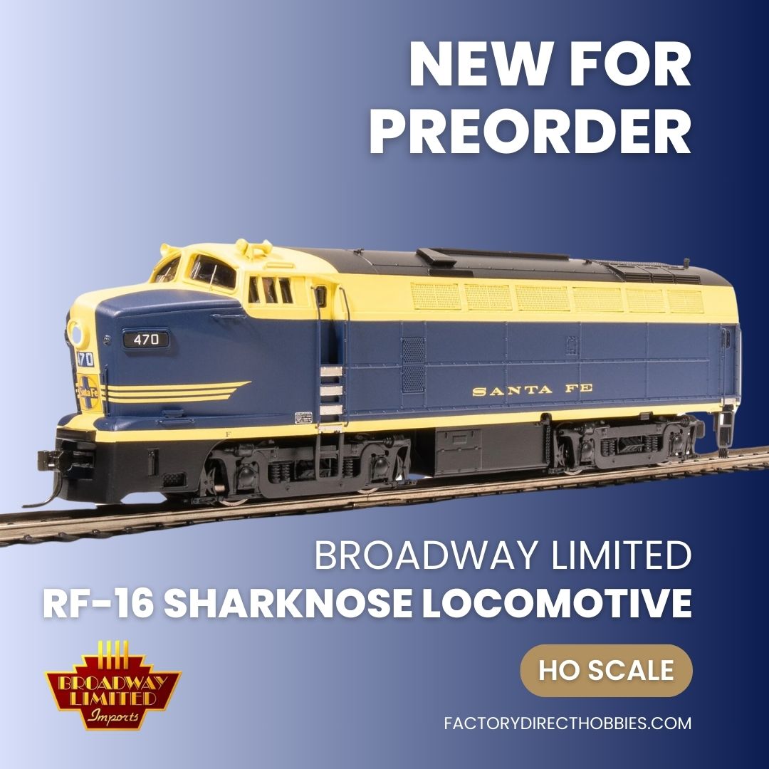 Shark! Shark! Broadway Limited Imports, LLC's new Sharknose RF-16