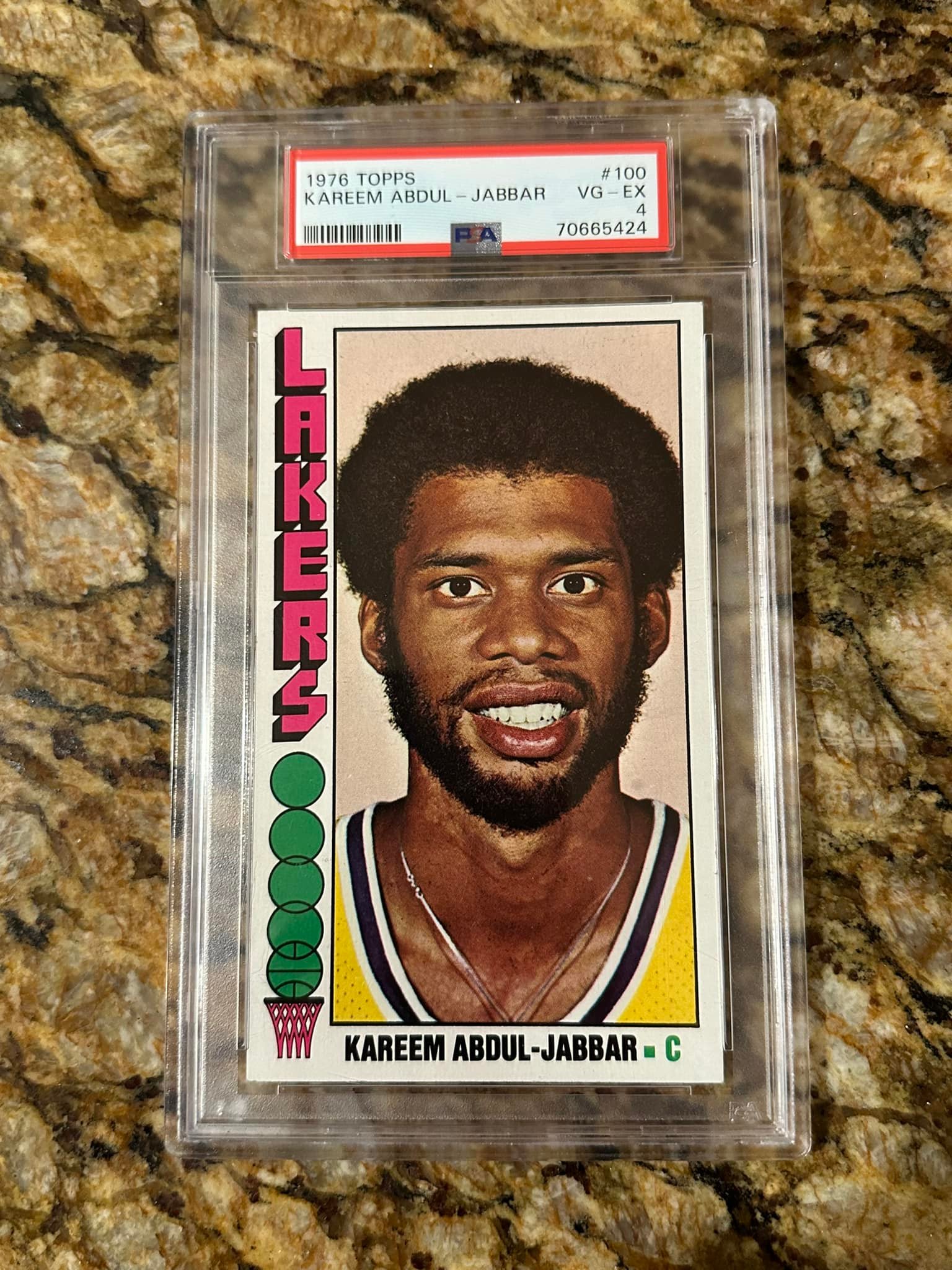 1976 Kareem Abdul-Jabbar basketball card addition