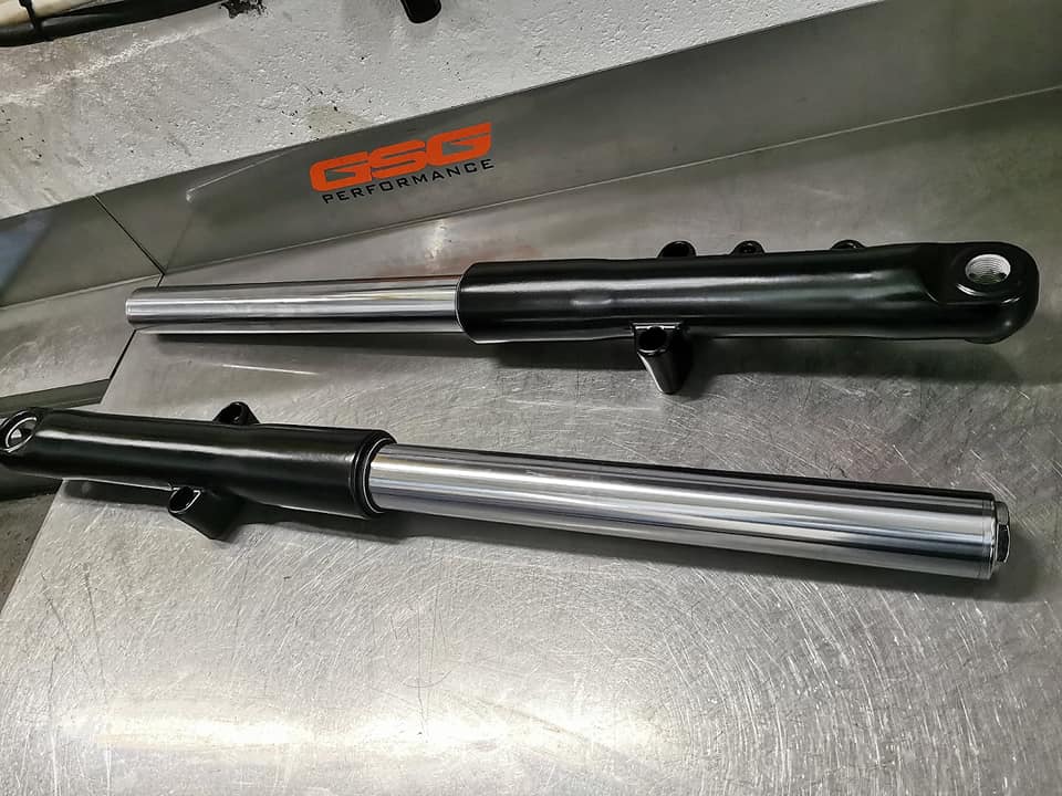 GSG Performance - Some H-D FatBoy forks rebuilt after... | Facebook