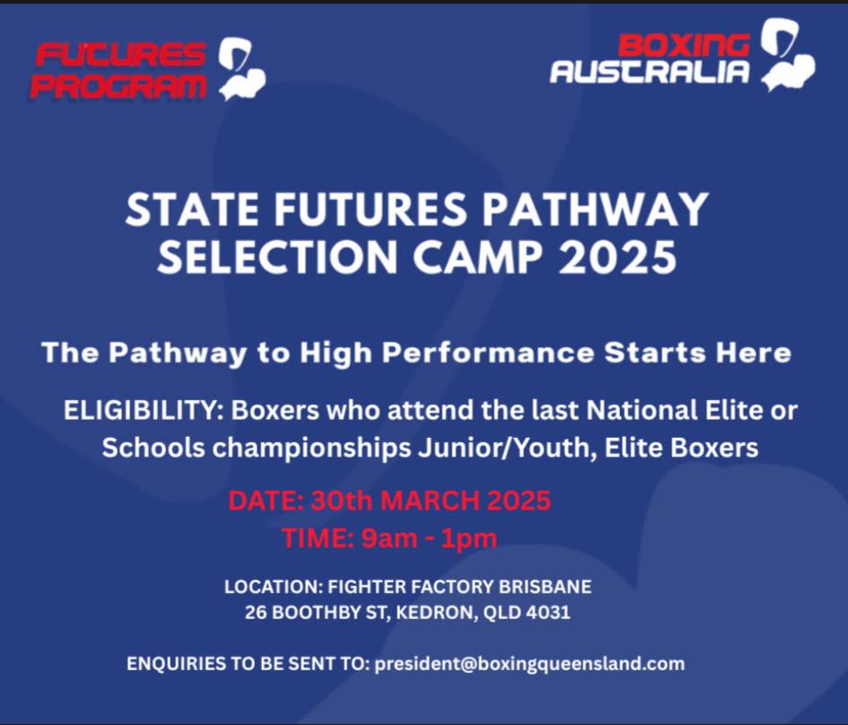 QLD Futures Pathway selection... - Boxing Queensland Inc. | Facebook