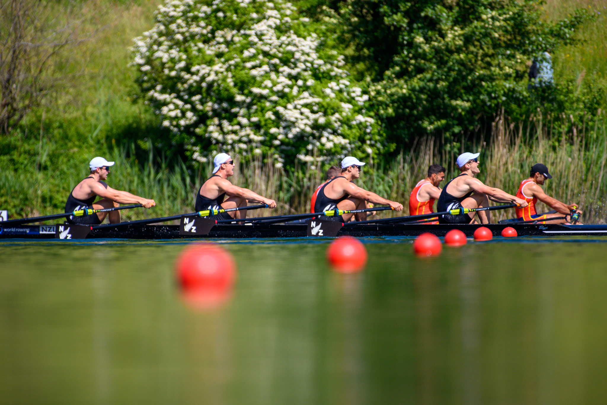 Rowing NZ - The crew of Ben Mason, Flynn Watson, Zack...