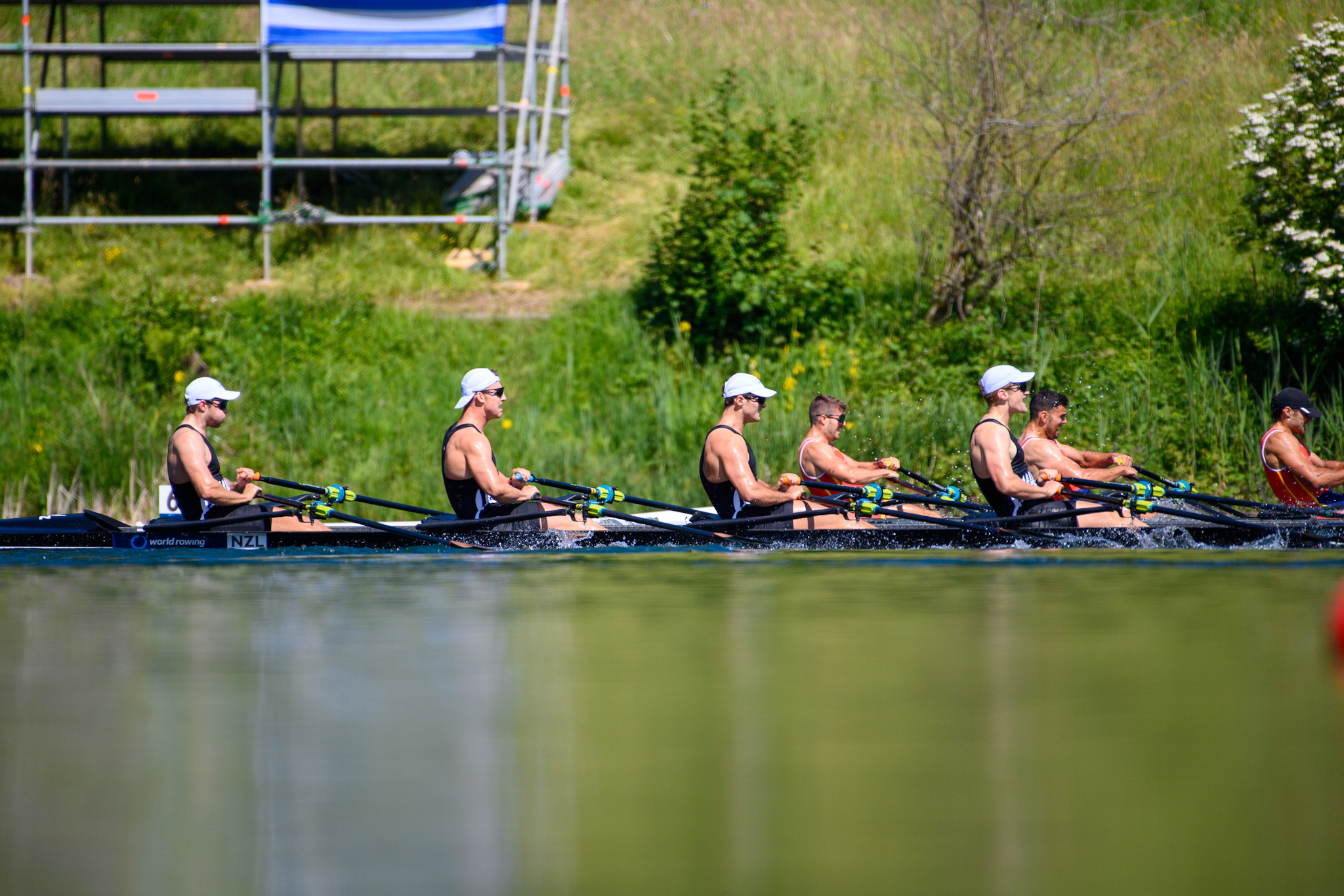 Rowing NZ - The crew of Ben Mason, Flynn Watson, Zack...