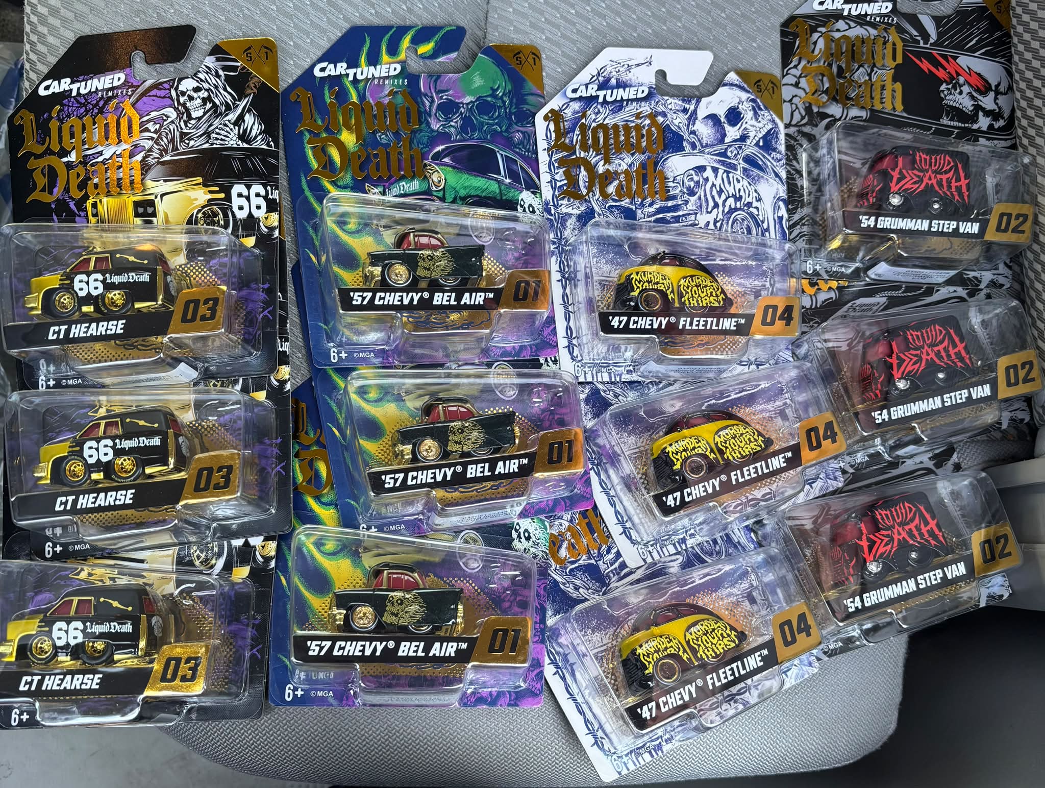 This should be big and go quick. LIQUID DEATH SERIES 1 CAR TUNED