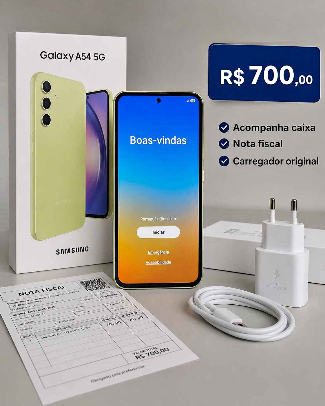 A54 5G 256GB NOVO COM NOTA - Cell Phones - Brasília, Brazil | Facebook ...