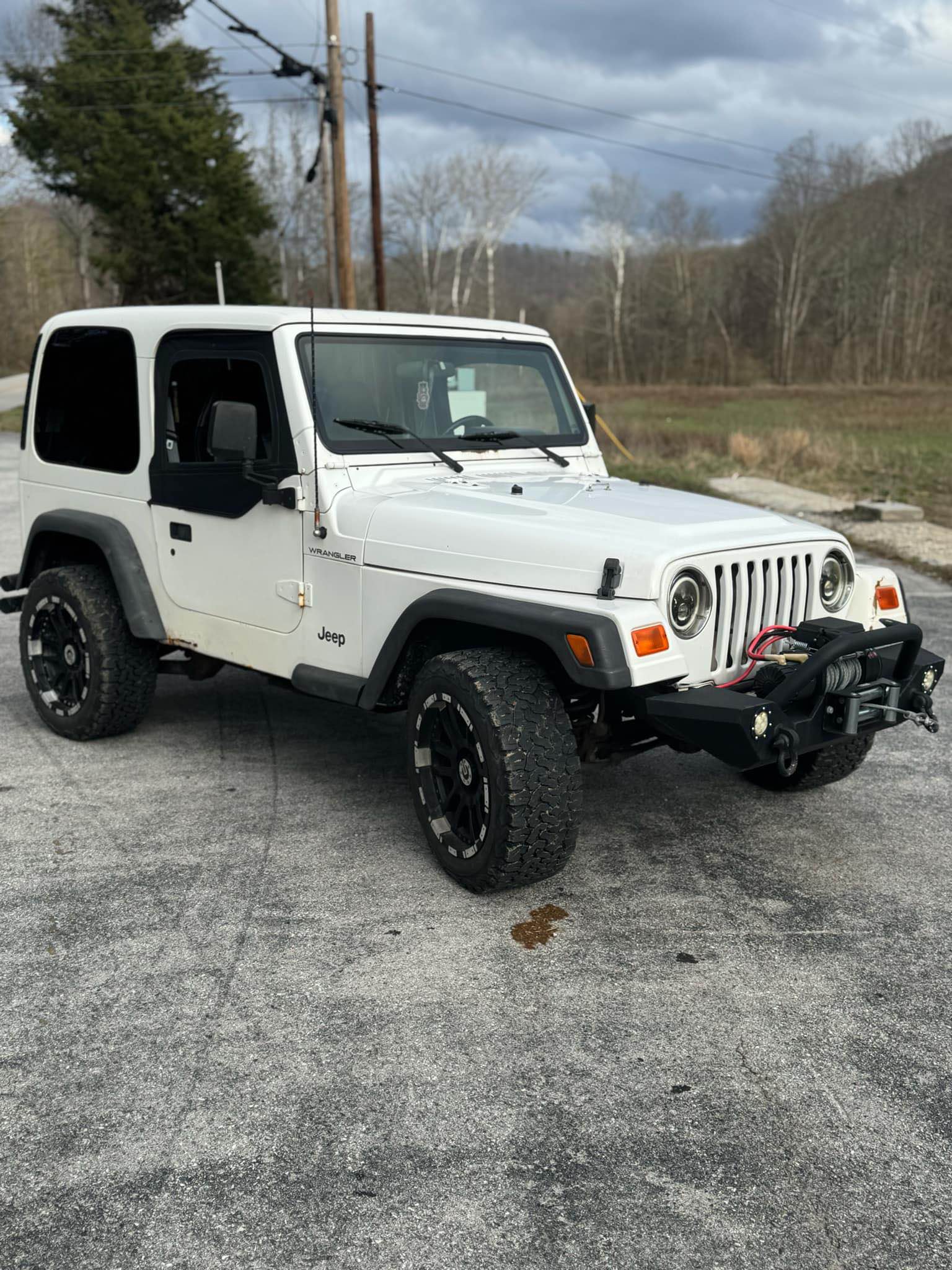 Heated Rear Window Glass For 1997-2002 Jeep Wrangler TJ 2-Door - Privacy Tinted