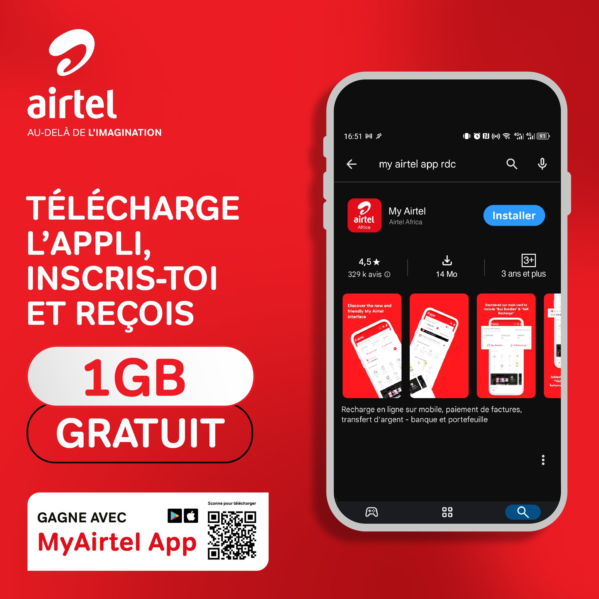Airtel RDC - Avec My Airtel app, soit on gagne, soit on... | Facebook