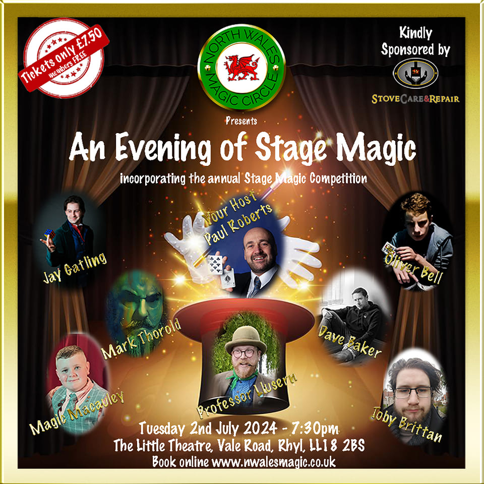The North - 🎩 STAGE MAGIC COMPETITION 🎩 The North Wales Magic Circle ...