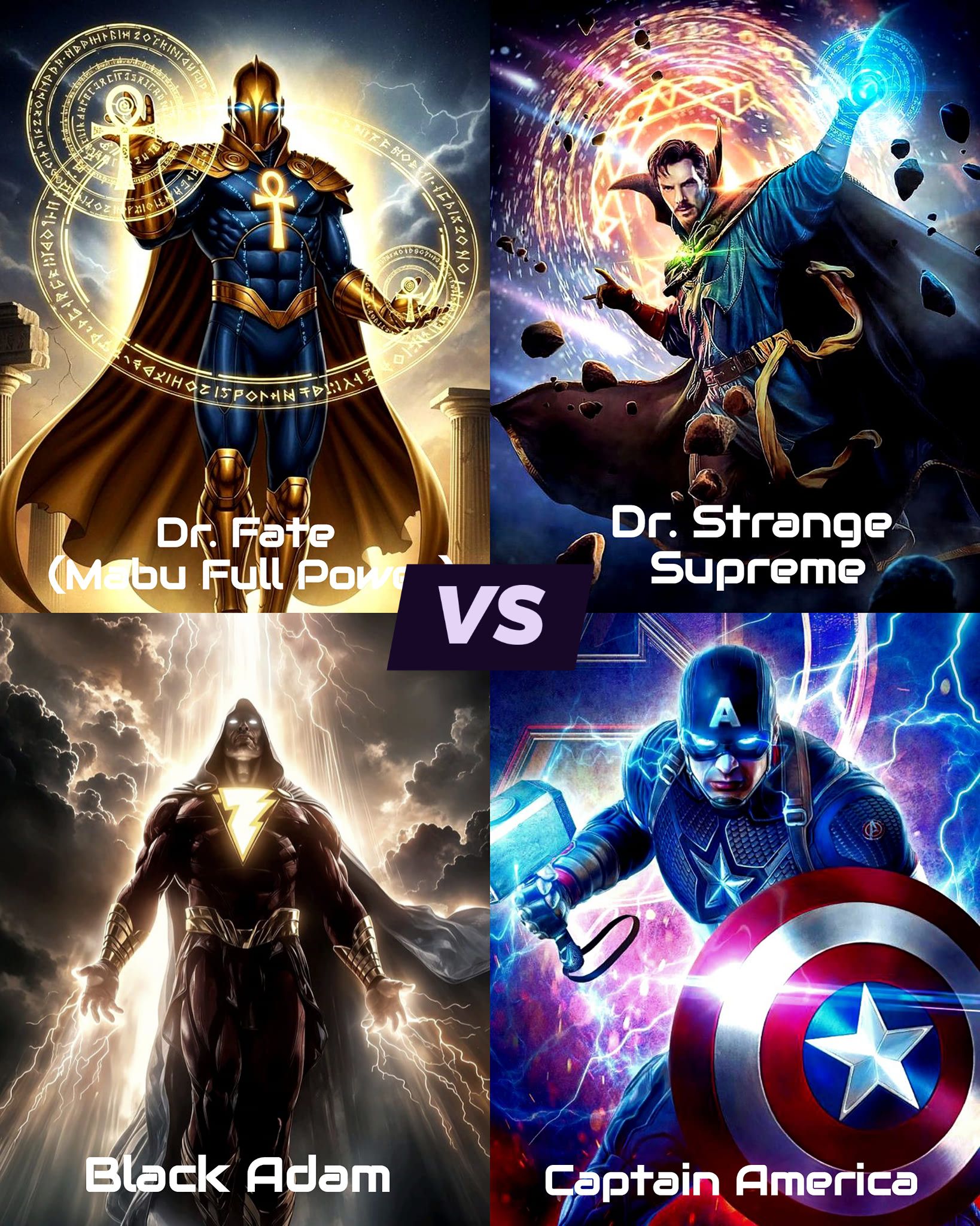 Who would win in a DC vs Marvel character fight?