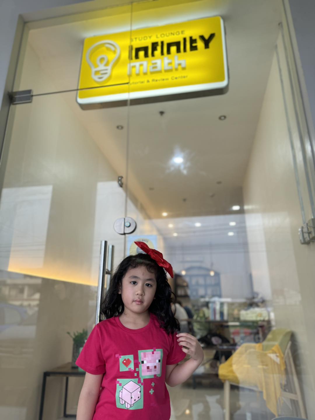 Infinity - Our youngest student this school year. A grade 2. It's ...