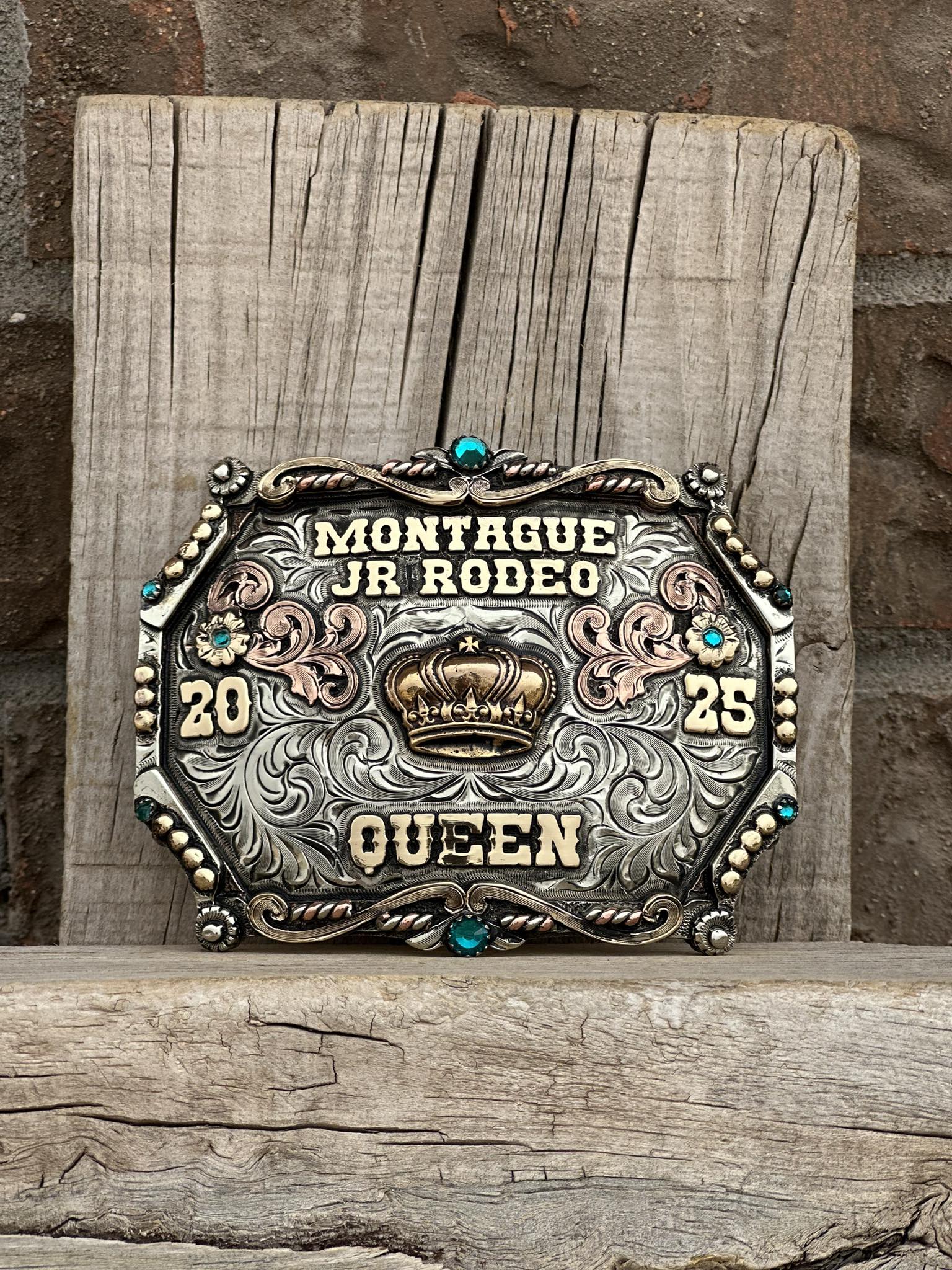 Montague Jr. Rodeo Royalty - The 2025 Buckles are done and on their way ...
