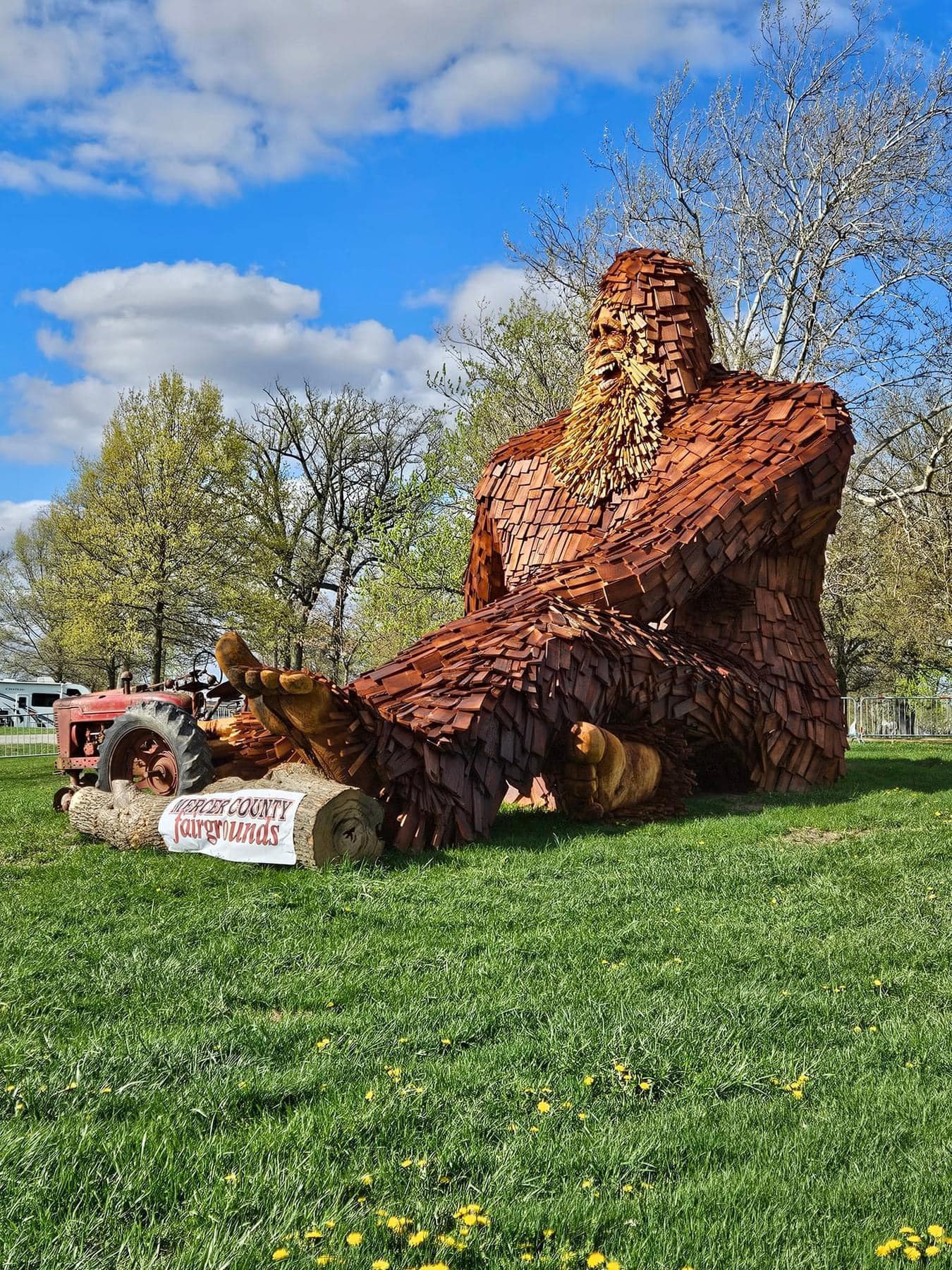 Bigfoot sculpture in Celina: Meet Nelson