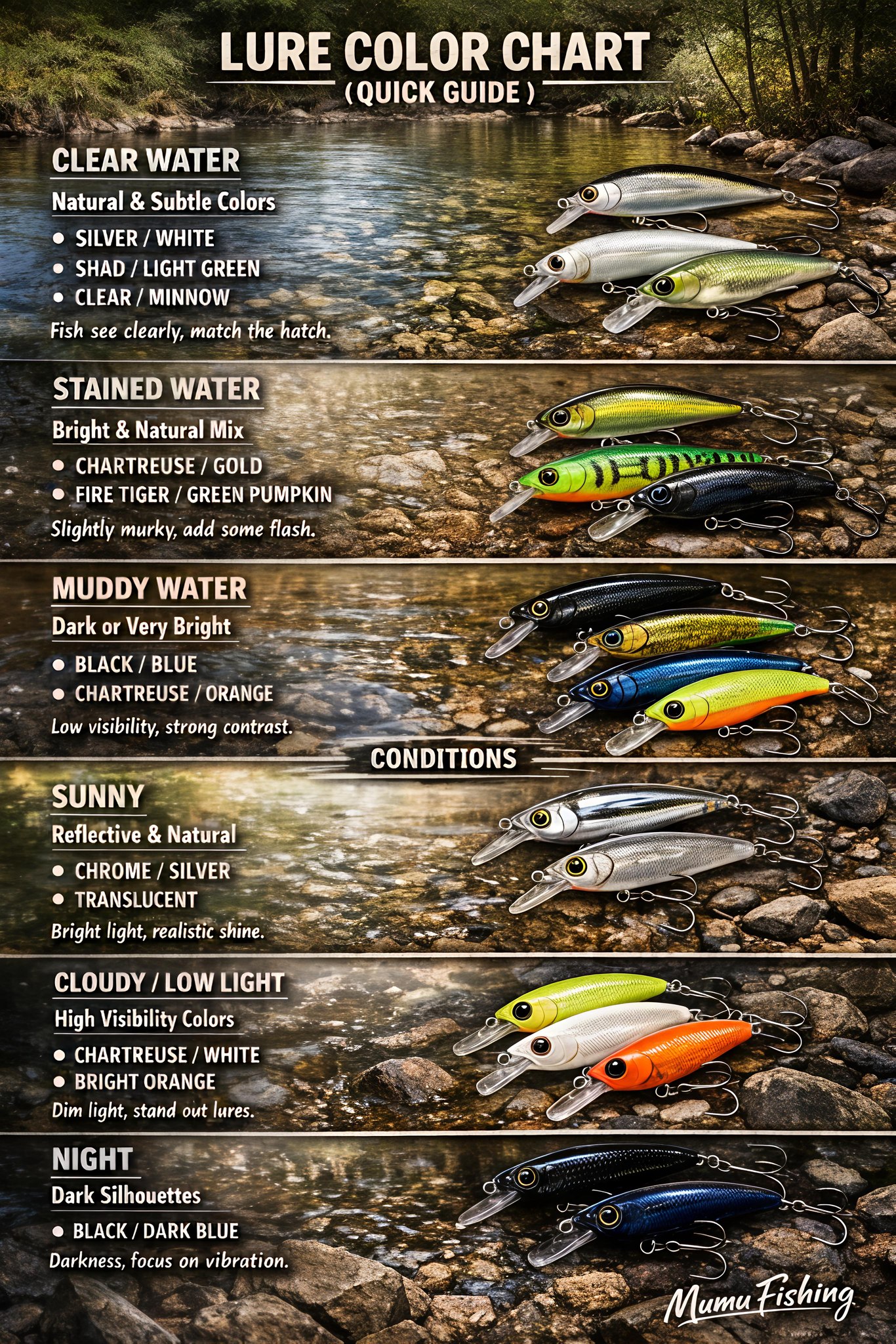 colored tackle boxes Noamus 3 Pack Fishing Boxes, 3600 3700 Tray Storage Box, Waterproof Plastic Container with Adjustable Divider, Tea-Colored Floating Snackle Lure Organizer for Saltwater Freshwater(3 Size) : Sports & Outdoors Weight:1 OZ Handmade pallet wood fishing Your little angler will Ruff Tackle Musky Fishing