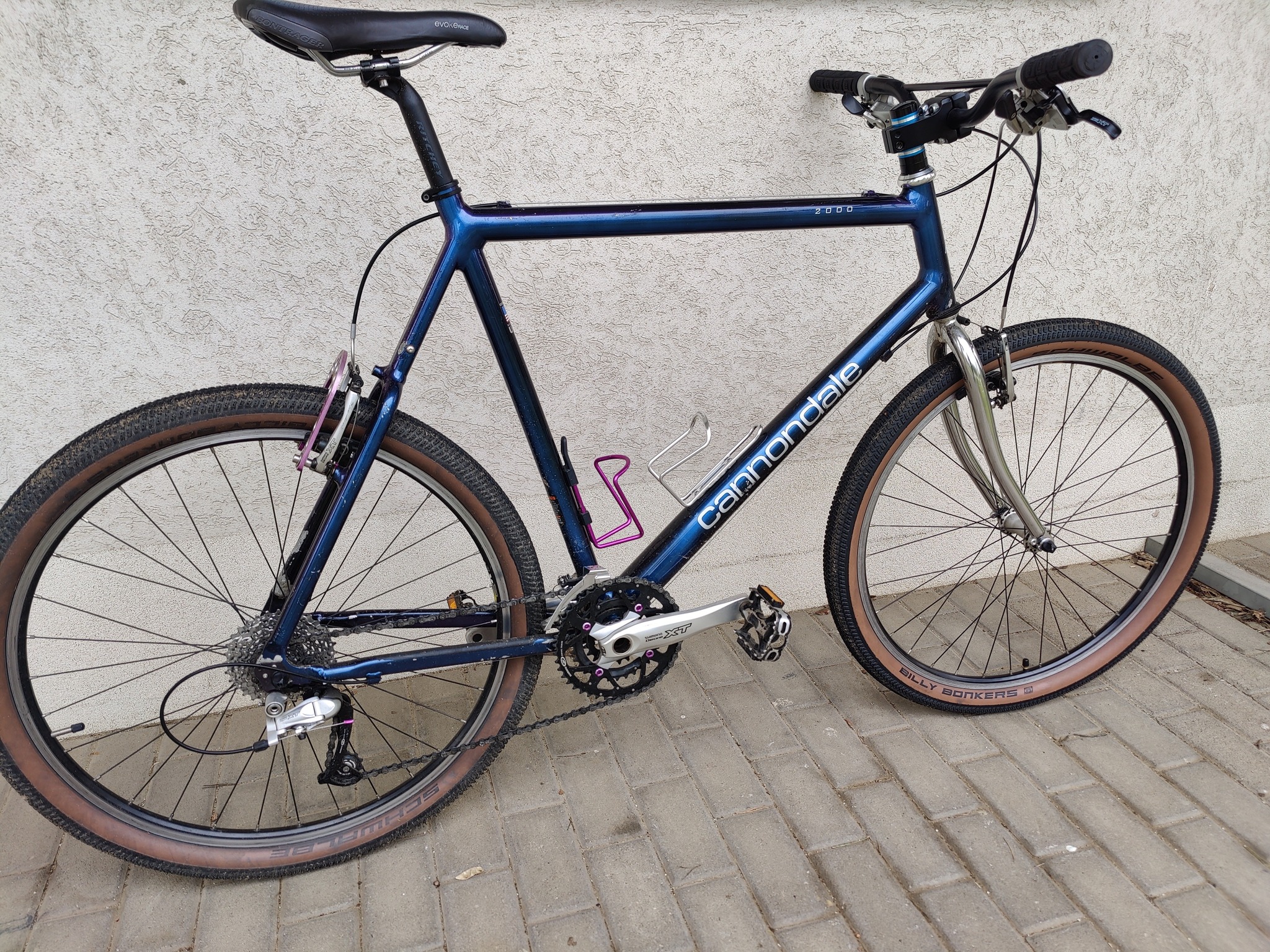 Cannondale M2000 mountain bike build with Shimano XT components