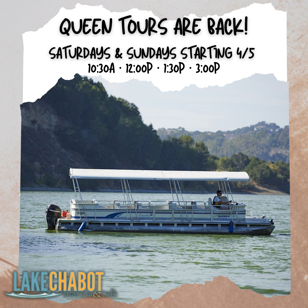 Lake Chabot - 🚤🌿 Chabot Queen Tours Are Back! 🌿🚤 Starting... | Facebook