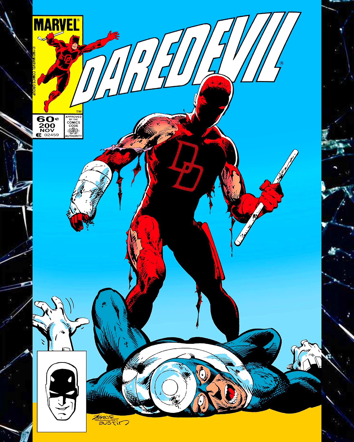 Classic Comic - Daredevil #196 (1983) - 1st meeting of Wolverine