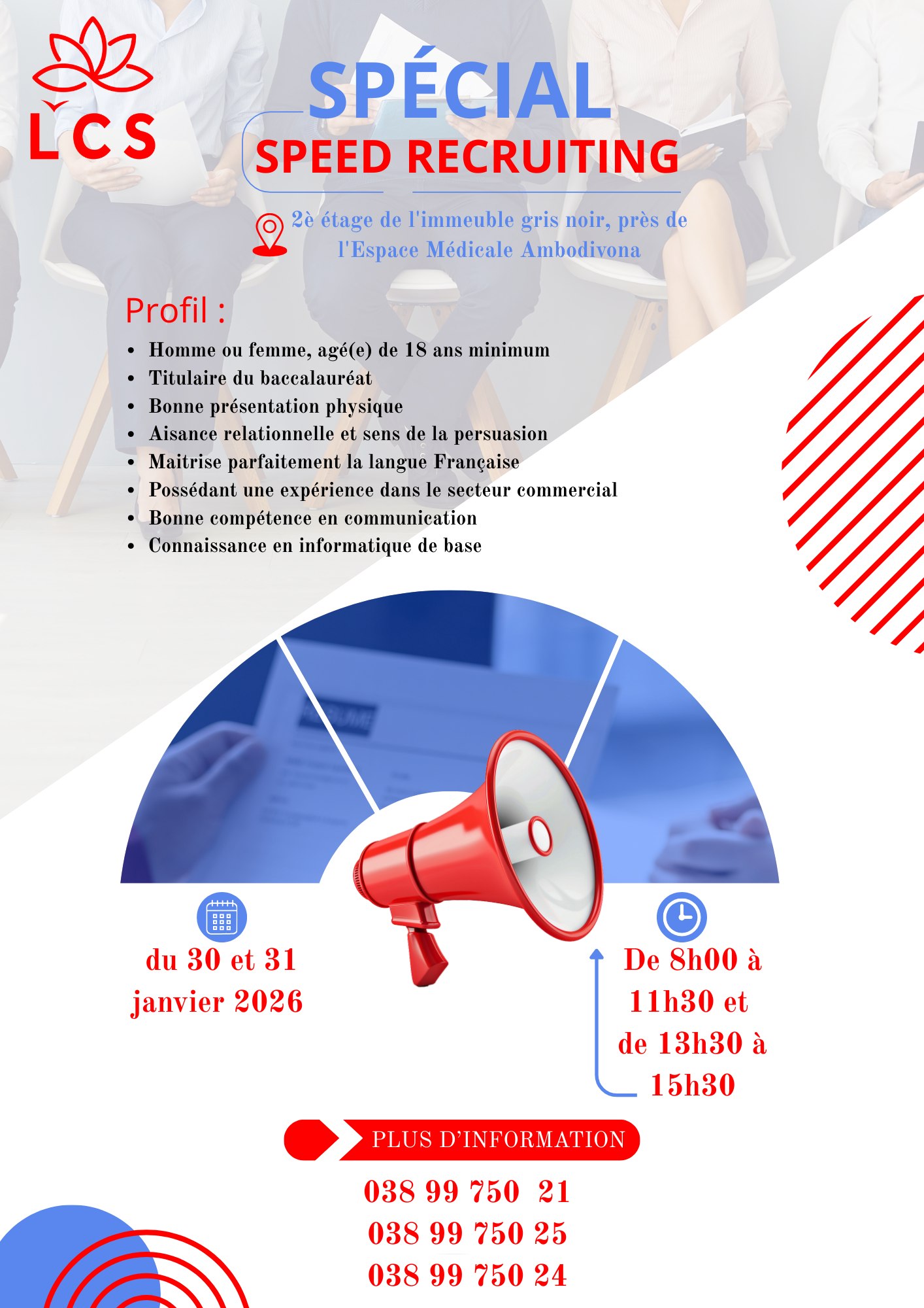 LCS - 🔥 SPEED RECRUITING – JANVIER 2026 🔥 🚀 Rejoignez notre premier ...