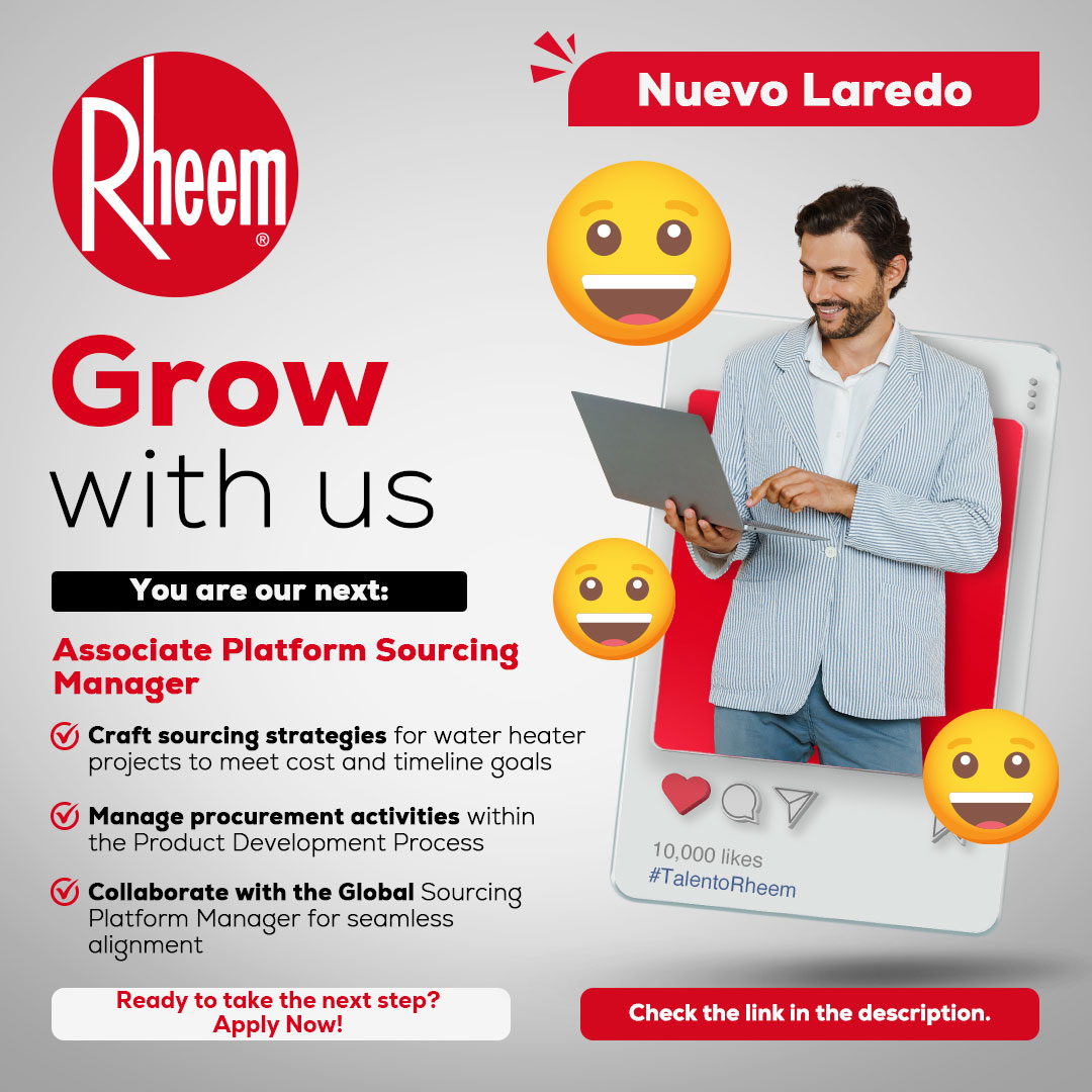 Rheem - Ready to Make an Impact as an Associate Platform Sourcing ...