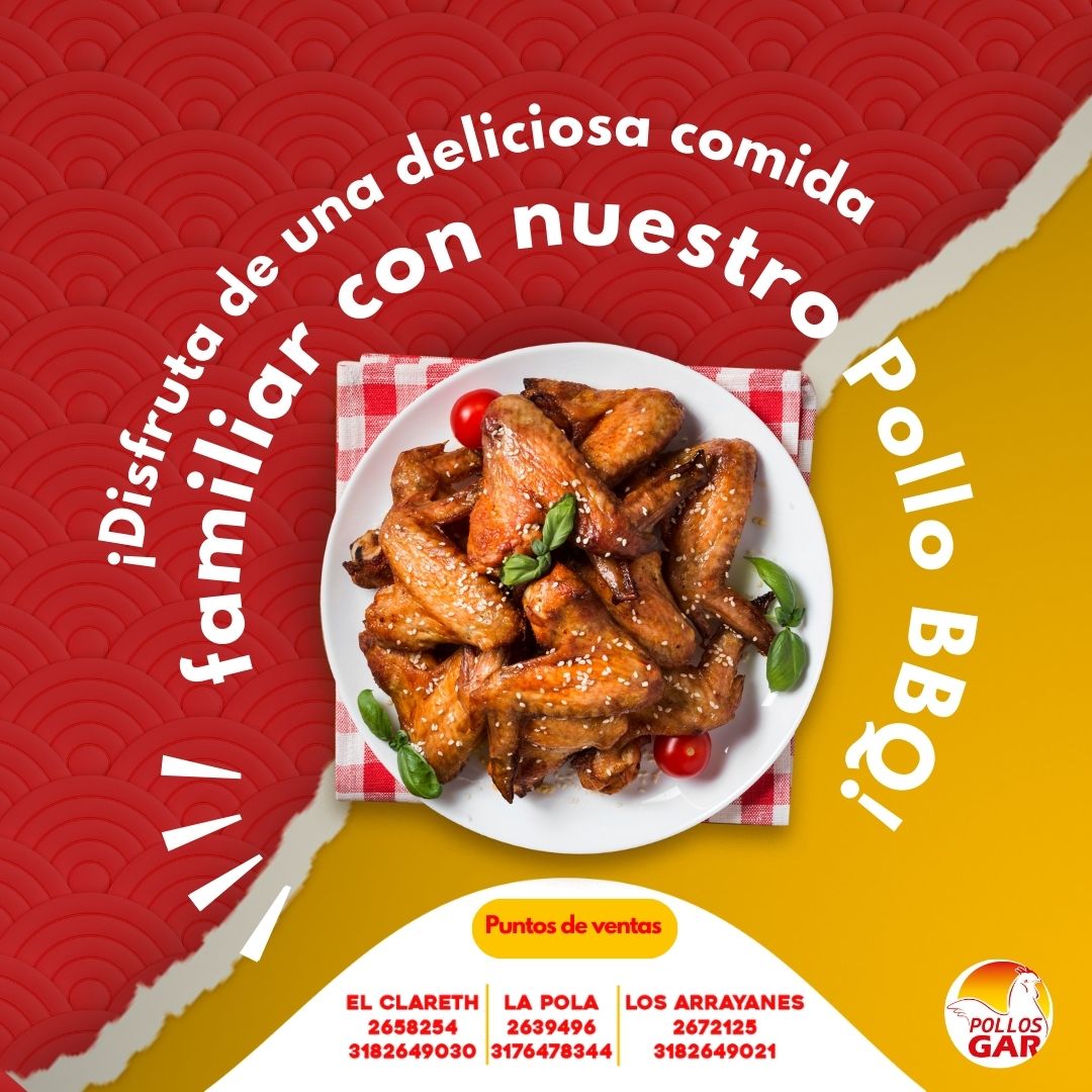 Pollos Gar. - 🥳 ¡Descubre la receta de Pollo BBQ que está... | Facebook