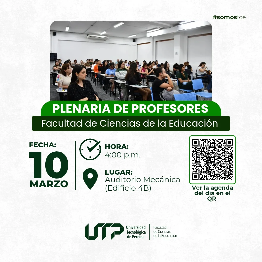 Facultad - 📢 Invitación a la Plenaria de Profesores de la Facultad de ...