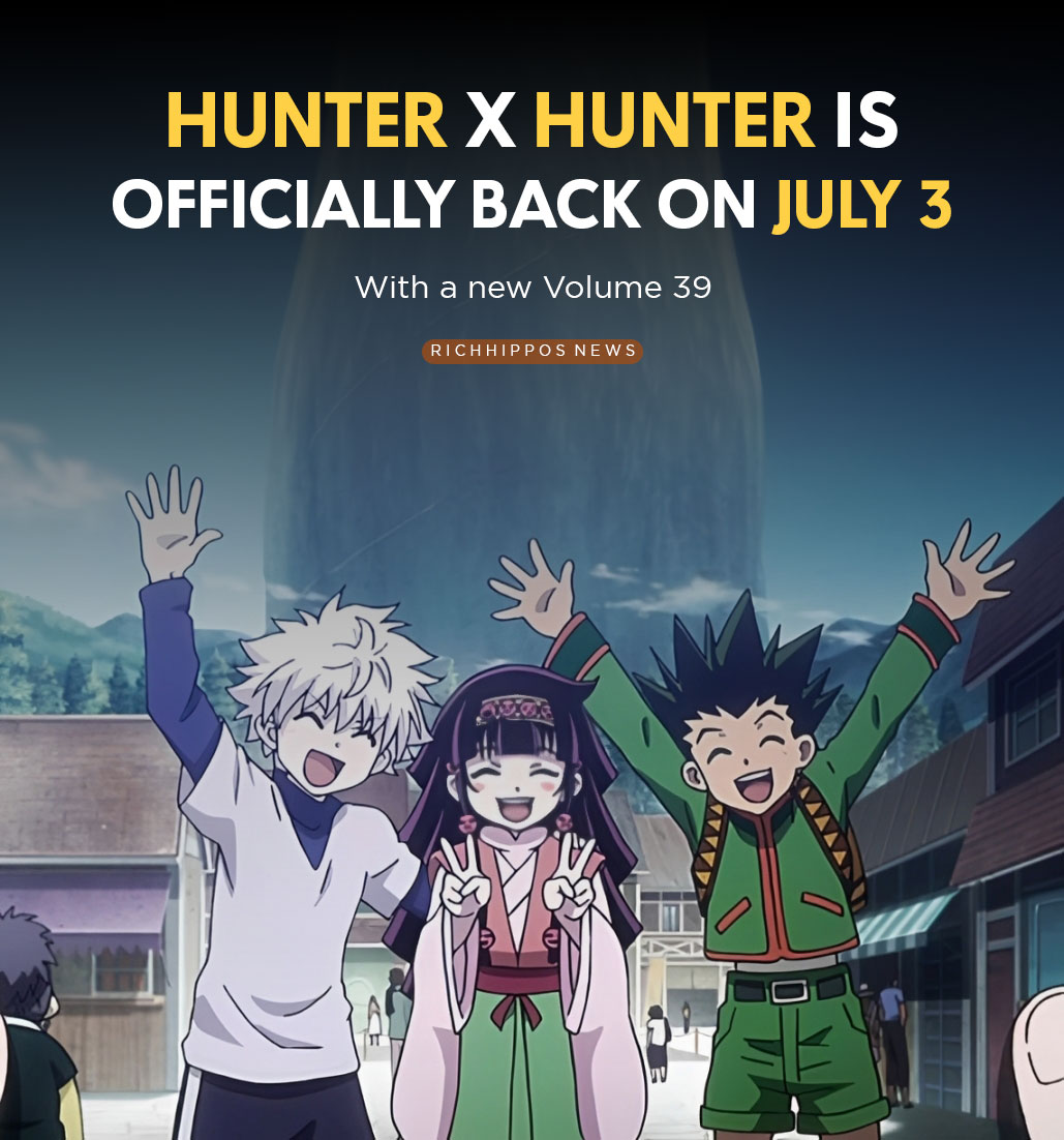 FIRST LOOK: Hunter x Hunter Vol. 39 Promotional Poster 😱 we