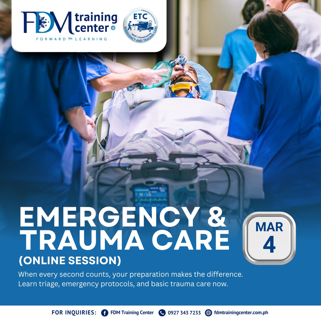 🚨 Emergencies don’t wait. Neither... - FDM Training Center | Facebook