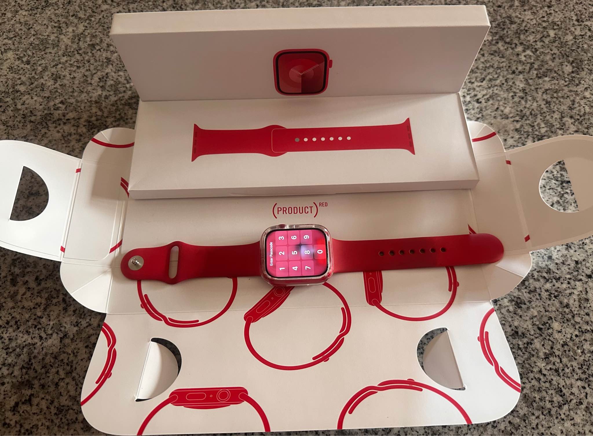 Apple Watch Series 9 45mm Red Aluminum GPS❤️ Product Red❤️ 100 
