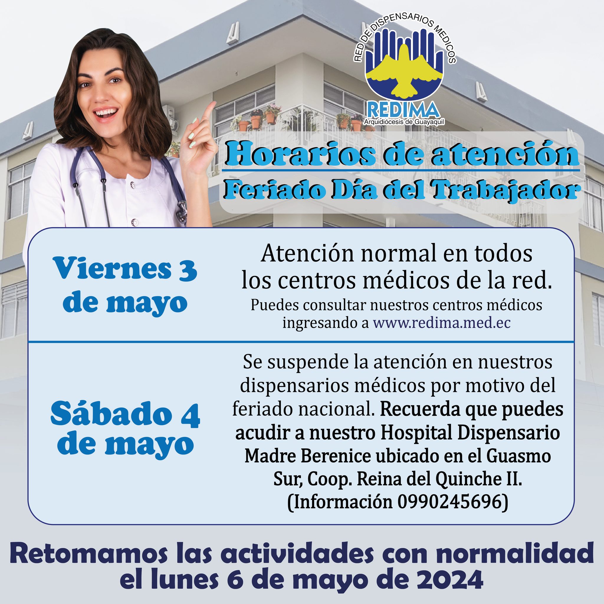 🏥REDIMA| COMUNICADO .... - Red de Dispensarios Médicos | Facebook