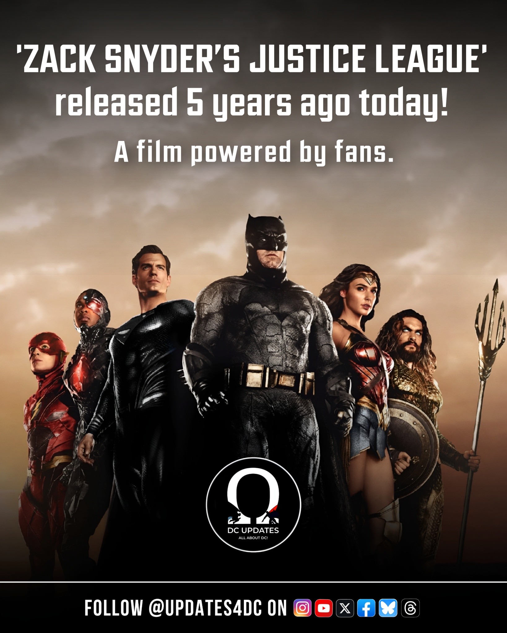 years ago today, Zack Snyder's Justice League was released on
