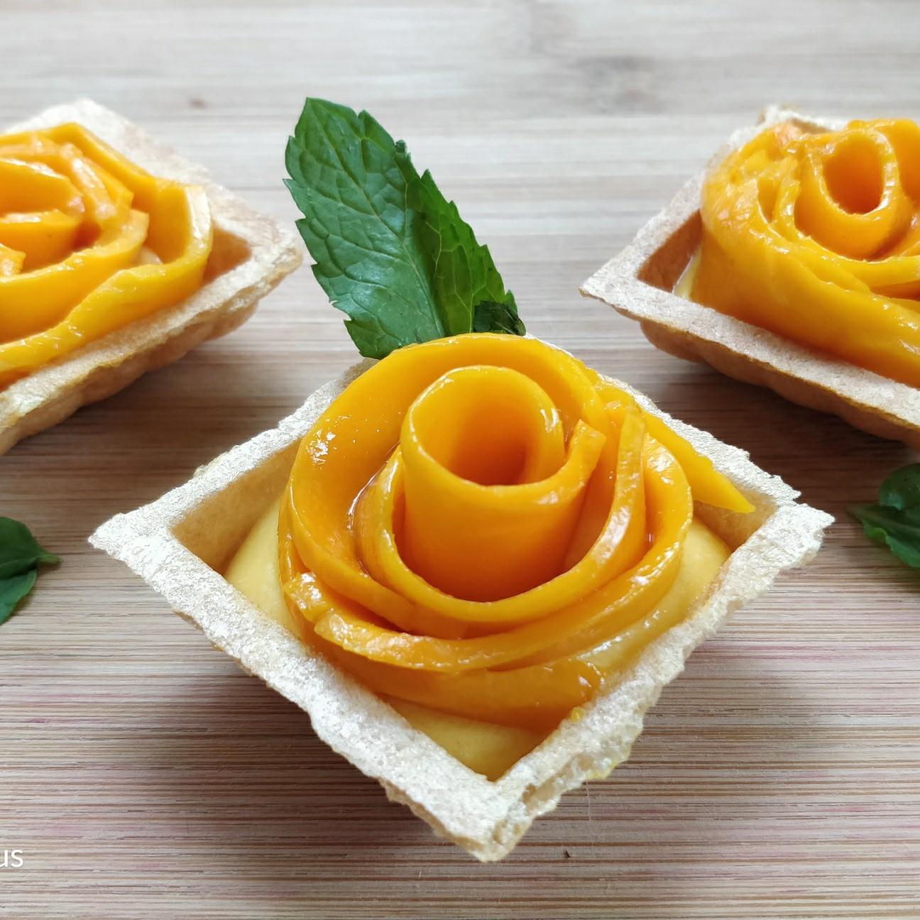 Foodकथा - Mango Roses are Blooming on my table. Roses with...