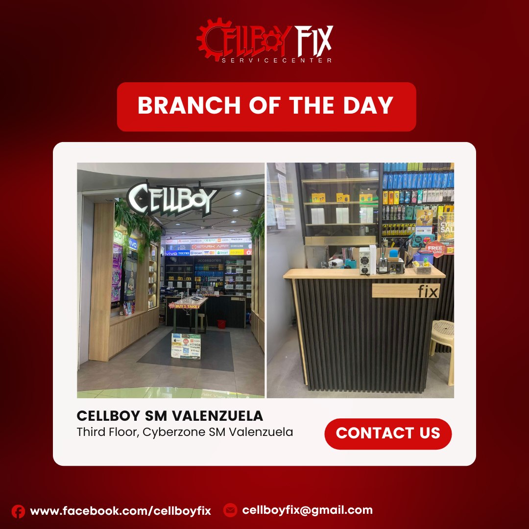 Cellboy FIX - 📍 Branch of the Day: SM VALENZUELA 🔧 Get...