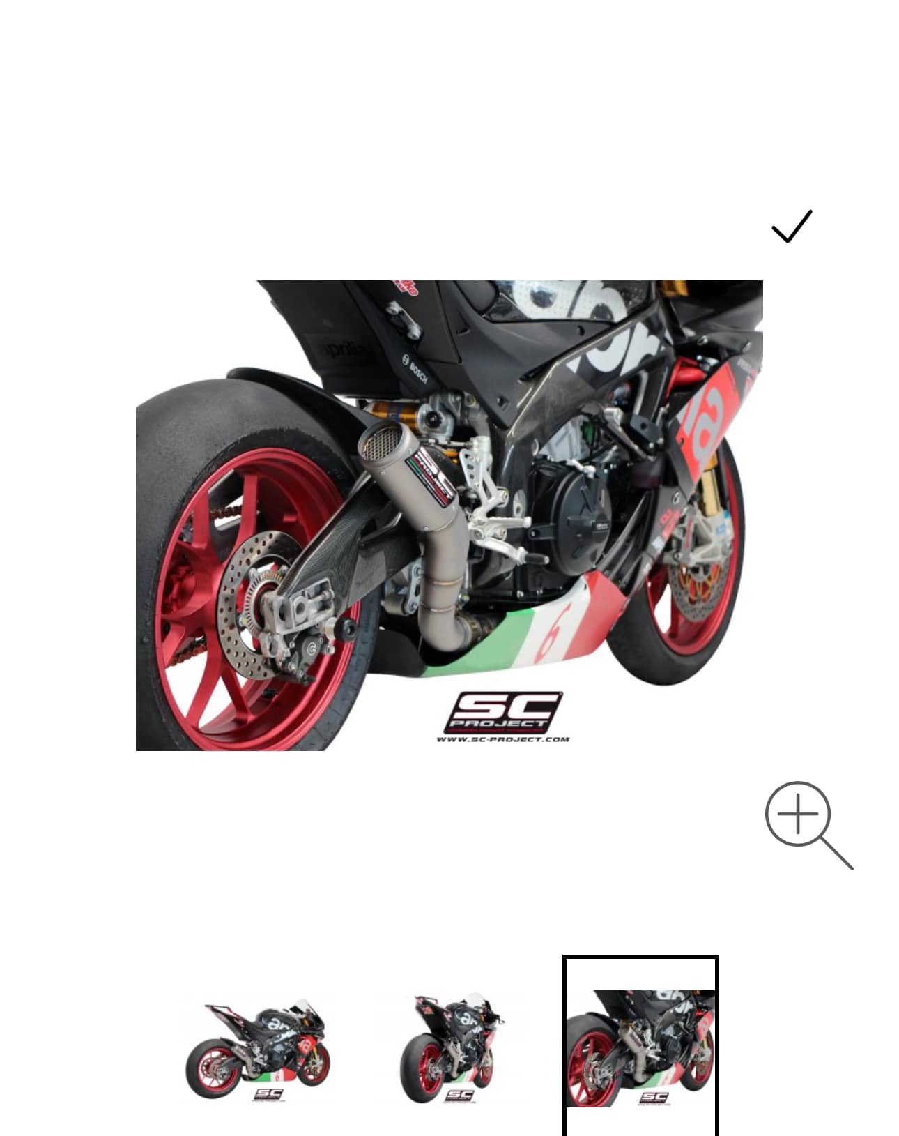 Where to find CRT SC Project exhaust for 2016 RSV4?