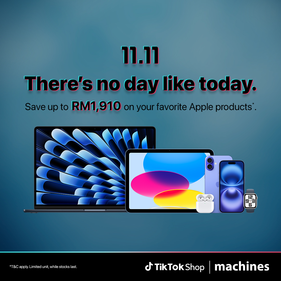 Machines - 🎶 Presenting the 11.11 Machines x TikTok Sale!... | Facebook