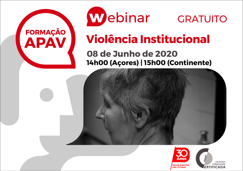Formação APAV - 2ªfeira | 15 horas | 8 de Junho Webinar...