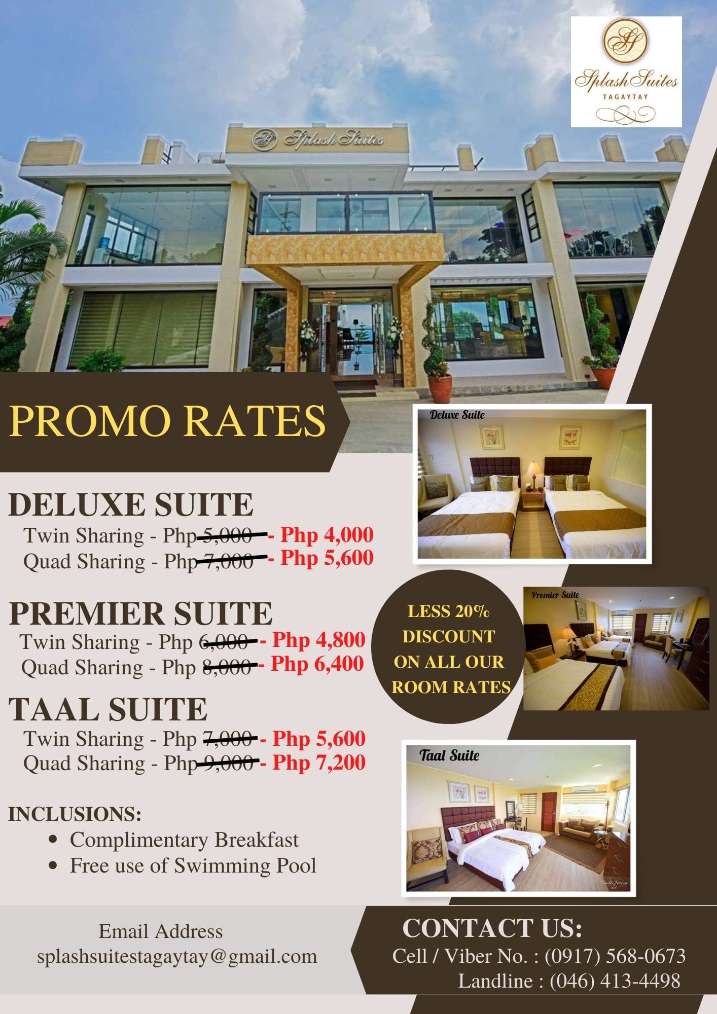 📢 BER MONTHS PROMO RATES 📢 Strap... - Splash Suites Tagaytay