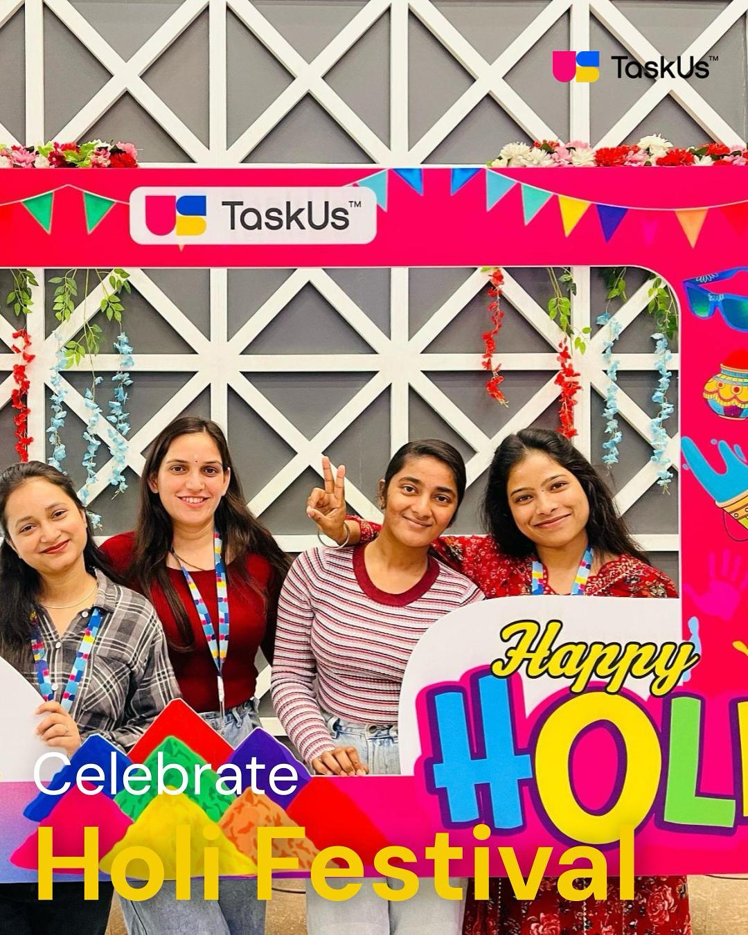 TaskUs - Celebrating the vibrant spirit of Holi across all... | Facebook
