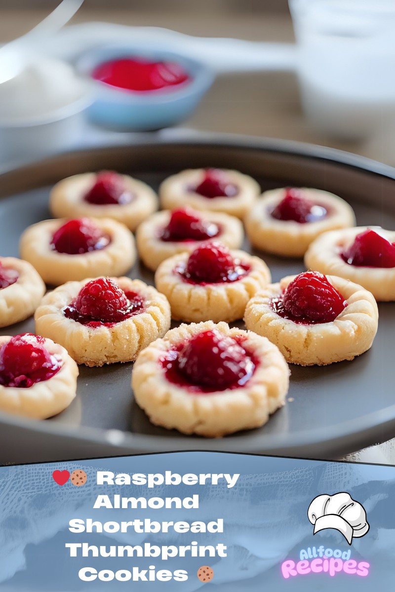 Thinkarete - ️🍪 Raspberry Almond Shortbread Thumbprint Cookies 🍪 💡 ...