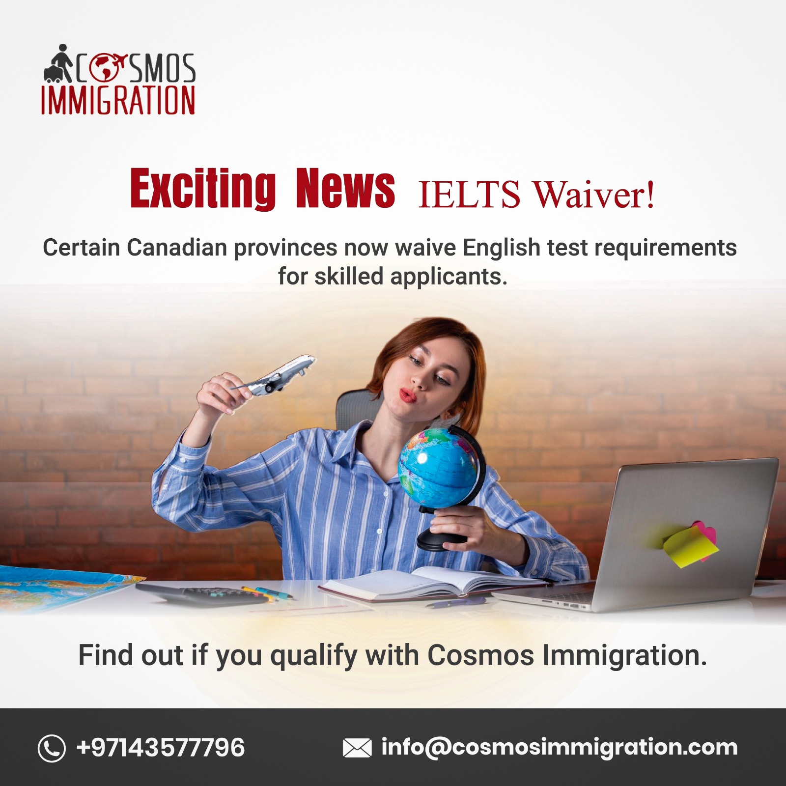 Cosmos - 📢 Great News! Canada Provinces now waive IELTS for skilled ...