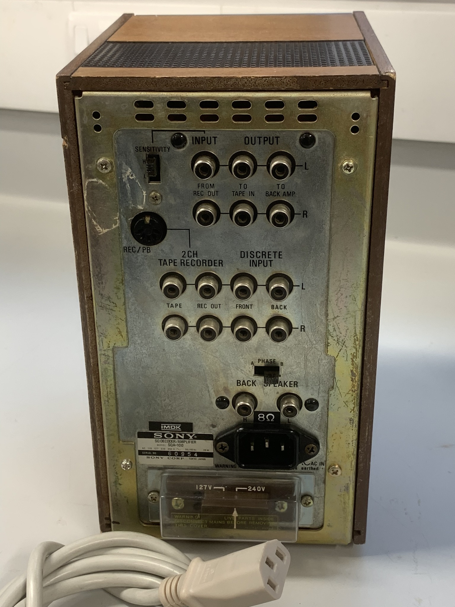 Sony SQA-2030 4-Channel Decoder Amplifier (1972-76) Buy It Now