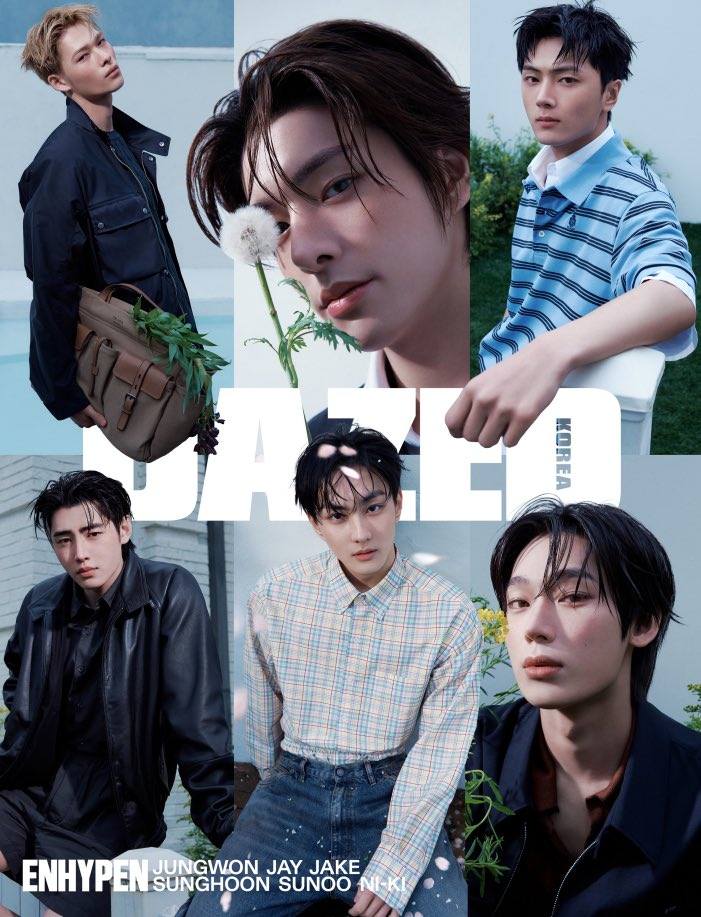 ENHYPEN first covered DAZED Korea in 2021, and now they're back